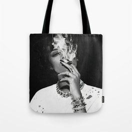 Rihanna, music Tote Bag