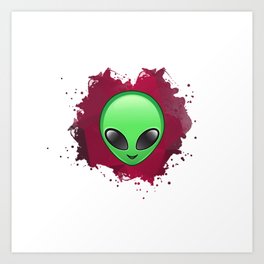 Alien Unknown Art Print