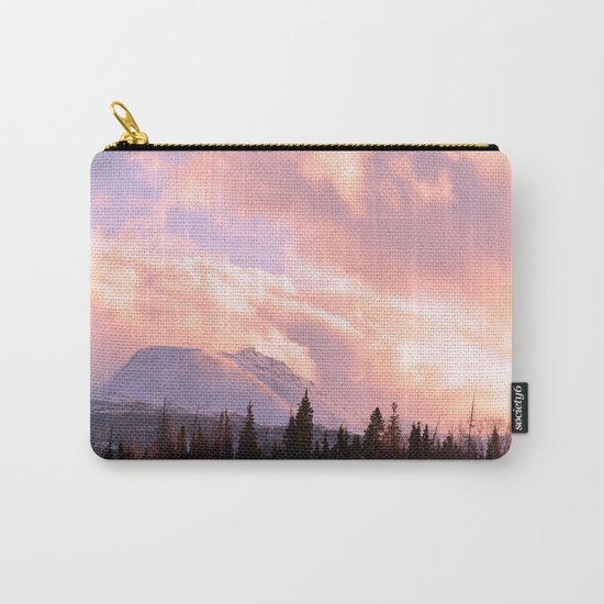 Rose Quartz Turbulence Carry-All Pouch