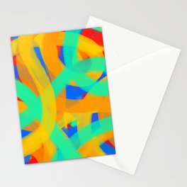 Expressionist Painting. Abstract 261. Stationery Card