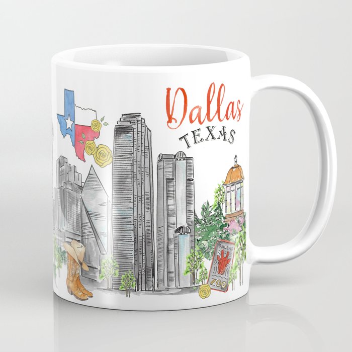 Dallas Skyline Coffee Mug