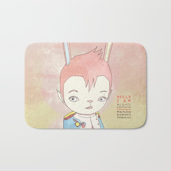 PAULPOLEON BONAPARTE PIERROT VIII Bath Mat