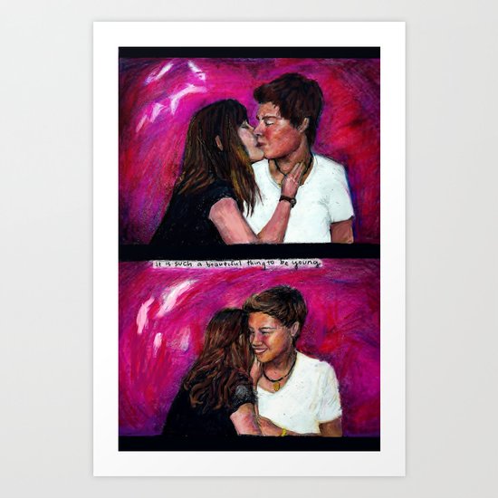 Kanoodling Art Print