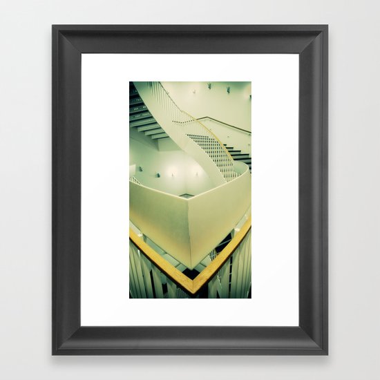 Staircase peak Framed Art Print