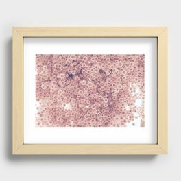 Pink flowers Recessed Framed Print