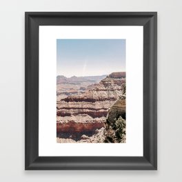 Red Rock Chasms Framed Art Print