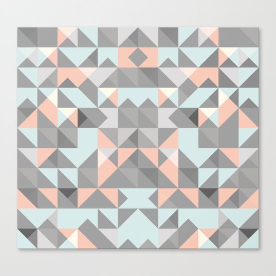 Triangular Pattern Canvas Print