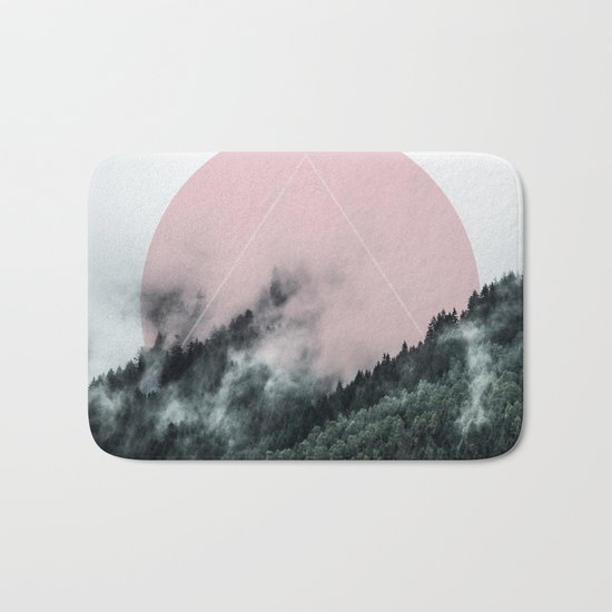Foggy Woods 2 Bath Mat