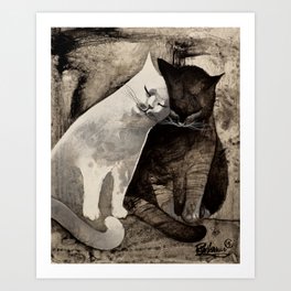 MORNING KISS by Raphaël Vavasseur Art Print