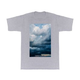 Rain Storm Clouds Gathering On Sky, Stormy Sky, Infinity T Shirt