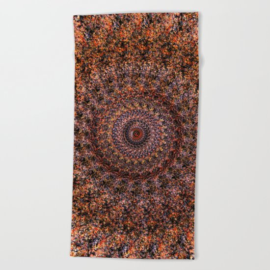 Wheel of Fire Beach Towel