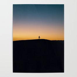 Western Sahara sunset Poster