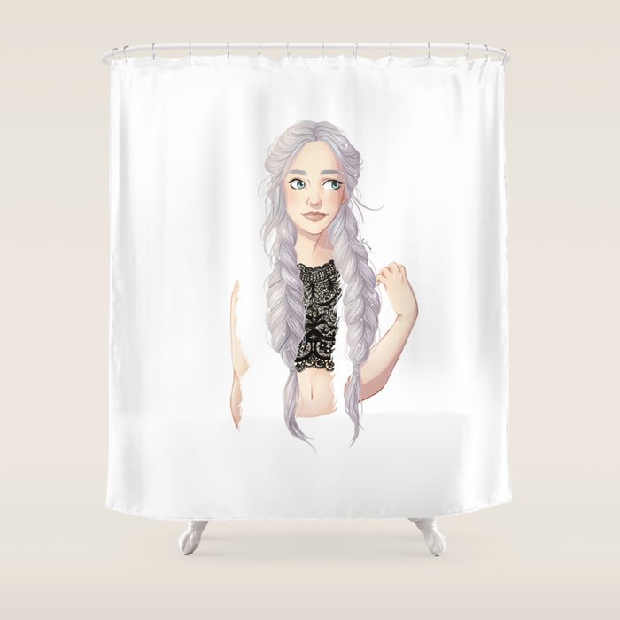 Faux Fur Shower Curtain By Juditmallolart Society6 Faux Fur Shower Curtain
