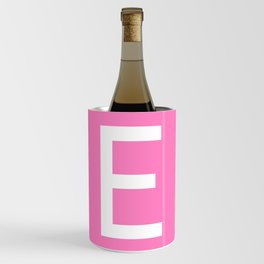 LETTER E (WHITE-PINK) Wine Chiller