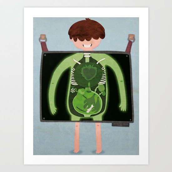 Wrong Insides - final version Art Print