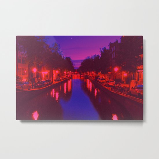 Psychedelic Amsterdam Metal Print