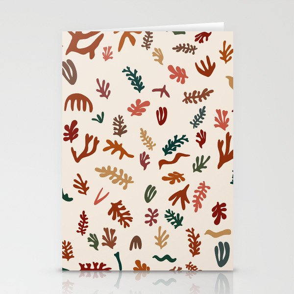 Matisse seaweed Colorful 1 Stationery Cards