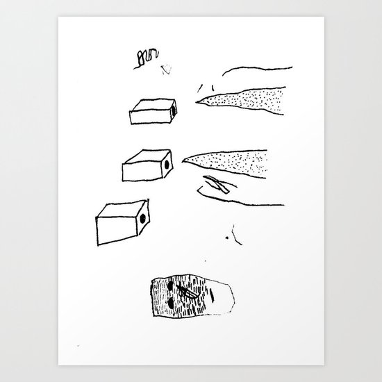 It Was a Good Day Art Print