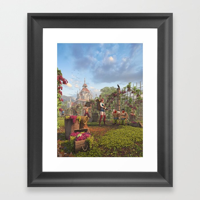 Northshire Vineyard (Art) Framed Art Print