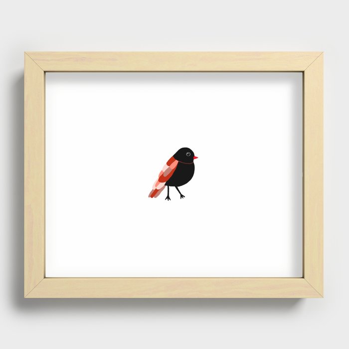 little bird Recessed Framed Print
