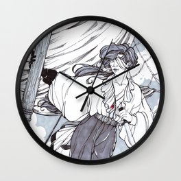 Pirate lady Wall Clock
