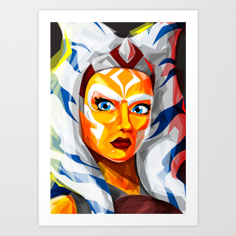 Ahsoka Tano Art Print By Kelvector Society6