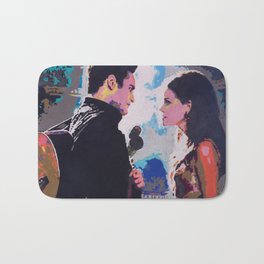 Johnny and June Bath Mat | Illustration, Abstract, Movies & TV, Pop Surrealism 