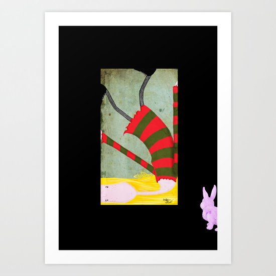 Unadjusted Again and Again and Again Art Print