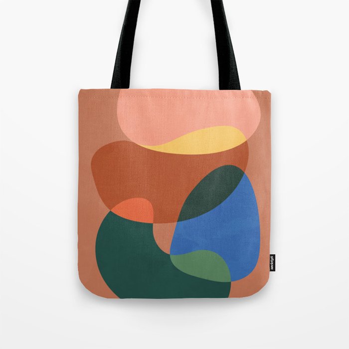 Abstract Shapes Nordic 1 Tote Bag