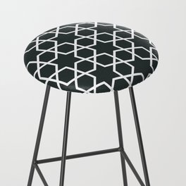 Gray-Green and White Tessellation Pattern 14 Pairs Coloro 2022 Popular Color Dark Springs 087-20-02 Bar Stool