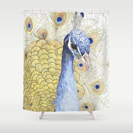 The Peacock Shower Curtain