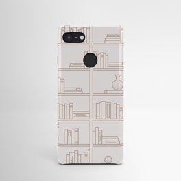 The modern Library Bookcase Android Case