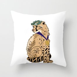 Champion Cheetah Throw Pillow