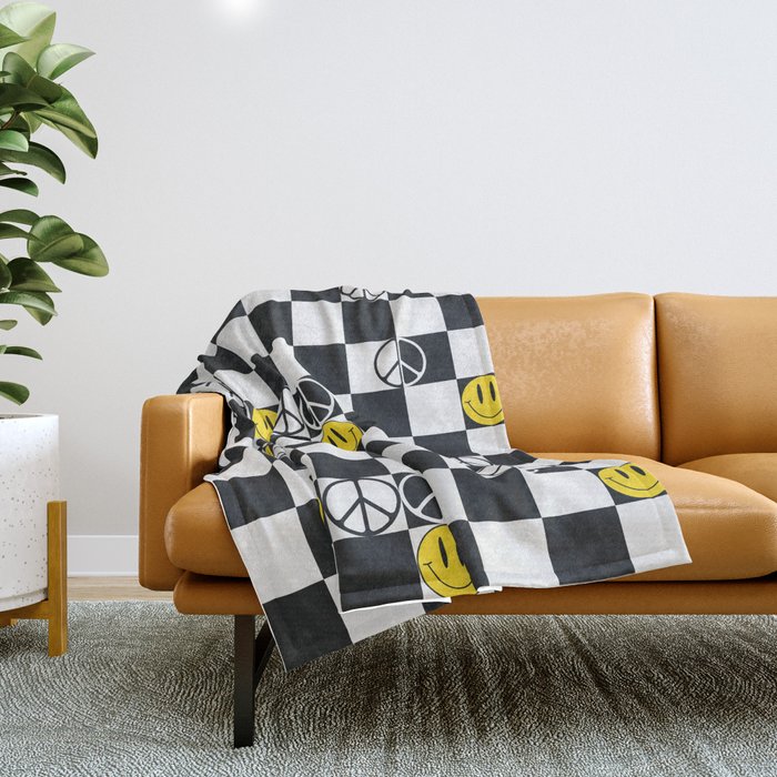 Peace sign on sale throw blanket