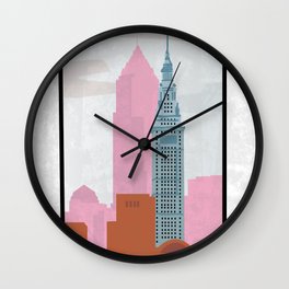 Dreamsicle Wall Clock