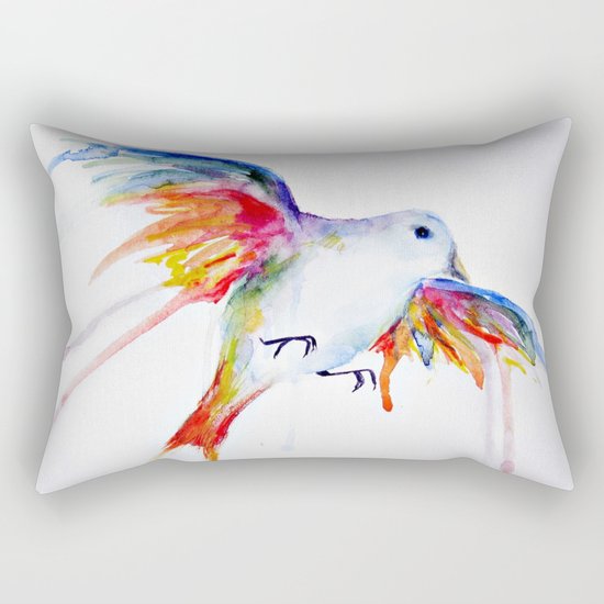 Rainbow Rectangular Pillow