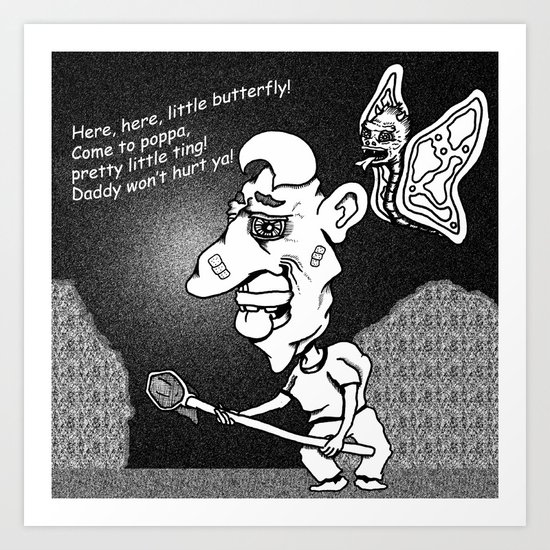 The Great Butterfly Hunt Art Print