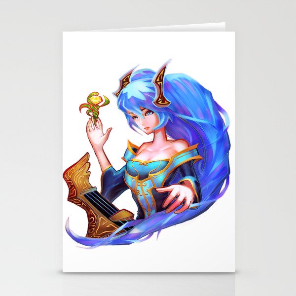 League of Legend_SONA Stationery Cards