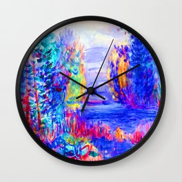 Renoir River Landscape Wall Clock
