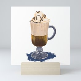 Cup of irish coffee Mini Art Print