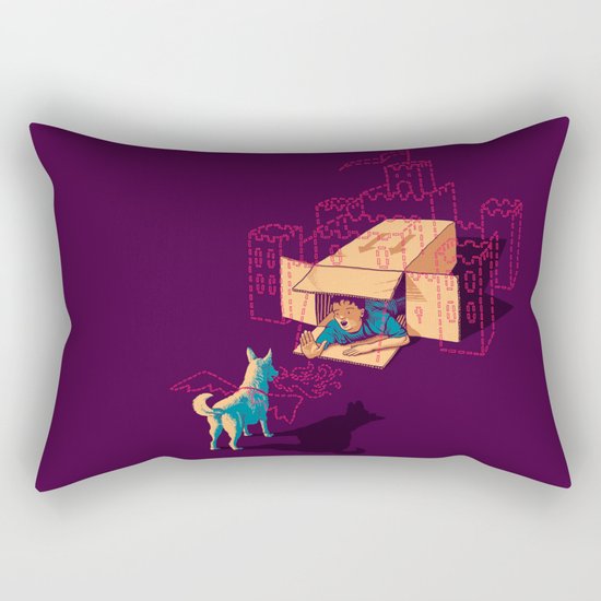 Halt! Who Goes There? Rectangular Pillow