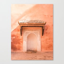 Moroccan Doorway in Marrakech Canvas Print