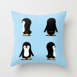 Penguin 360 Throw Pillow