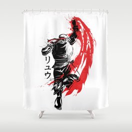Traditional Fighter Shower Curtain