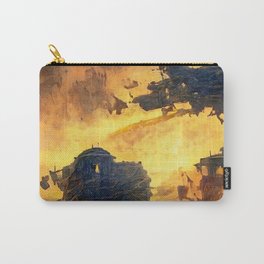 Corruption Carry-All Pouch | Digital, Machinelearning, Cyberart, Destruction, Graphicdesign, Postapocalyptic, Abstract, Corruption, Aiart, Phonecase 