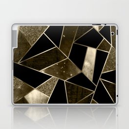 Brown Abstract Tile Pattern Laptop Skin