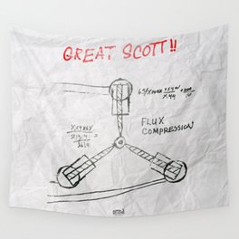 Great Scott, It's a Flux Capacitor - Back to The Future Wall Tapestry
