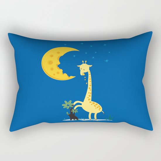 The Delicious Moon Cheese Rectangular Pillow