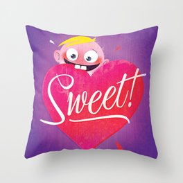 Sweet Valentine's Throw Pillow