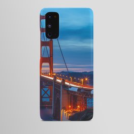 Golden Gate at Nightfall Android Case